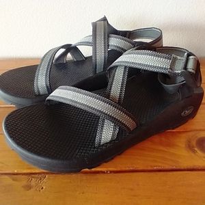 Chaco Men’s Z/1 Classic Sandals Split Gray Black Hiking Water Outdoor Size 12